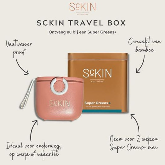 SCKIN NUTRITION Travel Box Terracota